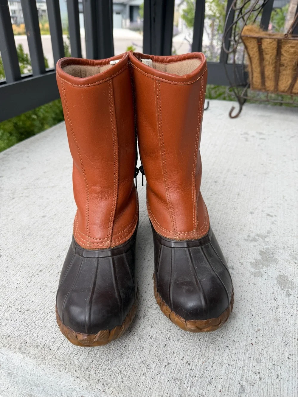 Cabela's Thinsulate Zippered Duck Boots Men’s Size 7